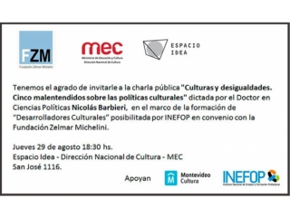 Fundación Zelmar Michelini invita a la charla abierta 