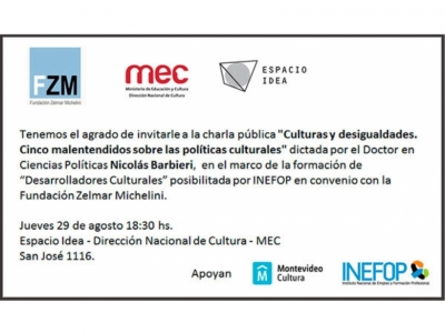 Fundación Zelmar Michelini invita a la charla abierta 