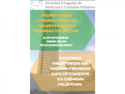 Primer curso introductorio de voluntariado en cuidados paliativos