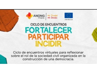 Ciclo de encuentros #FortalecerParticiparIncidir