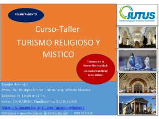 Curso-taller en línea: Turismo Religioso y Místico