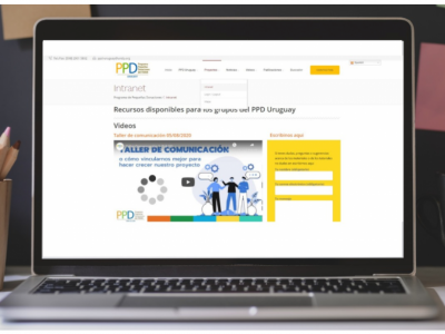 Materiales gratuitos para capacitarse y crecer en el desarrollo de proyectos locales: la nueva intranet de PPD Uruguay