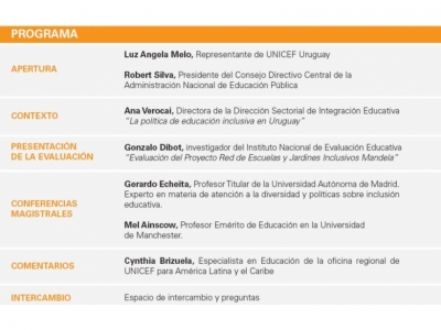 Seminario internacional | Hacia la educación inclusiva: avances y futuros desafíos en el sistema educativo uruguayo
