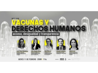 Webinario Vacunas y derechos humanos: acceso, desigualdad y transparencia