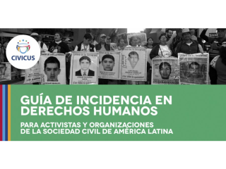 Guía de incidencia en Derechos Humanos para activistas y organizaciones de la sociedad civil en América Latina