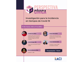 Presentación del estudio PERSPECTIVA CÍVICA. Investigación para la incidencia en tiempos de Covid-19