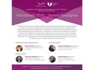 Voluntariado 2030 - Nuevos Paradigmas