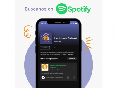Nuevo canal de podcast de Involucrate
