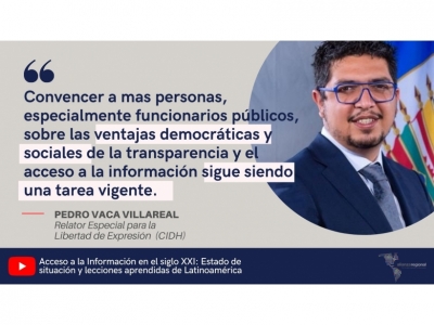  Informe 'Acceso a la Información en el Siglo XXI: Estado de situación y lecciones aprendidas de Latinoamérica'.
