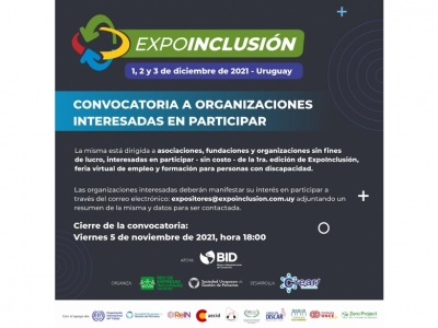 Convocatoria a organizaciones de la sociedad civil - Expoinclusion