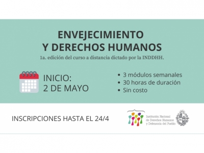 Nuevo curso de la plataforma virtual INDDHH/Educa 
