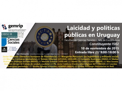 Seminario: laicidad y políticas públicas en el Uruguay