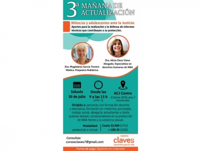 Mañanas de actualización | Ciclo de conferencias sobre violencia hacia niños, niñas y adolescentes.