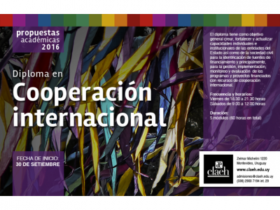 Diploma en COOPERACIÓN INTERNACIONAL