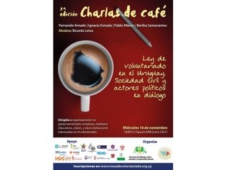 Charla de Café sobre la LEY DE VOLUNTARIADO