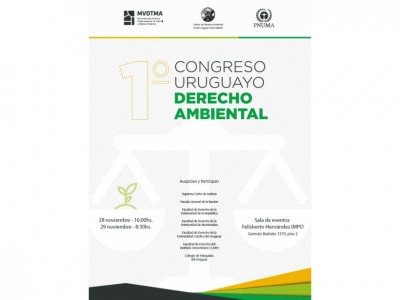 Invitación Primer Congreso de Derecho Ambiental