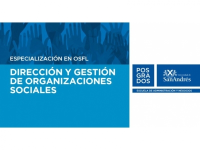 Posgrado en especialización en Organizaciones sin Fines de Lucro en la Universidad de San Andrés, Argentina.