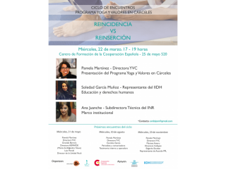 Ciclo Yoga y Valores en Cárceles Reincidencia Vs Reinserción