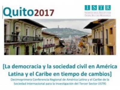 Convocatoria a presentar trabajos para la Conferencia Regional de la Sociedad Internacional de Investigación del Tercer Sector (ISTR)