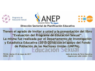 Presentación del libro “Evaluación del Programa de Educación Sexual”