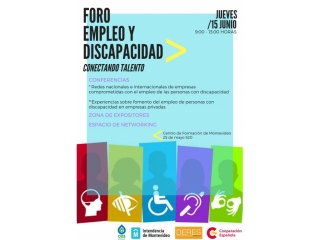 Convocatoria a organizaciones. Foro de empleo y discapacidad