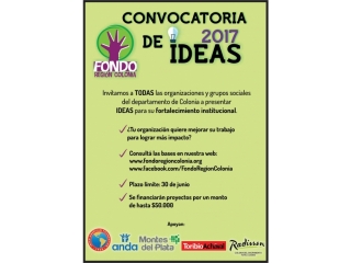 6ta. Convocatoria a proyectos del Fondo Región Colonia