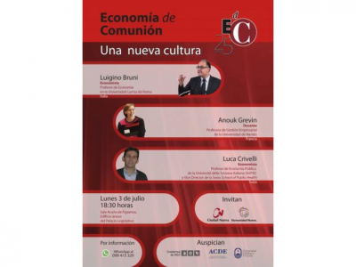 Conferencia “Economía de Comunión. Una nueva cultura”