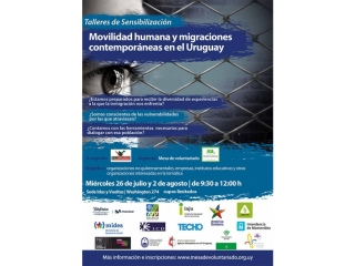 Talleres de sensibilización sobre migraciones contempóraneas en Uruguay