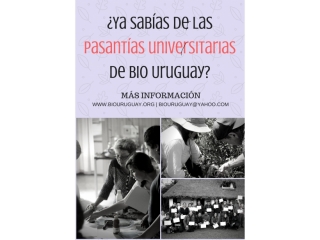 BIO Uruguay convoca a pasantías