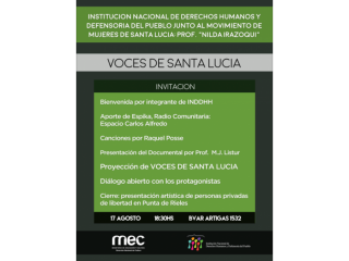 Presentan audiovisual Voces de Santa Lucia - Testimonios de la dictadura en un pueblo del interior