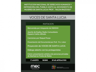 Presentan audiovisual Voces de Santa Lucia - Testimonios de la dictadura en un pueblo del interior