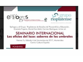 Seminario internacional sobre “Los oficios del lazo: saberes de los umbrales”