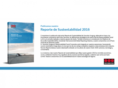 Se publicó el quinto Reporte de Sustentabilidad de Securitas