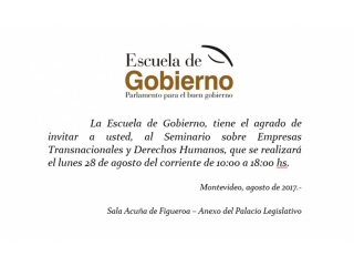 Seminario sobre Empresas Transnacionales y Derechos Humanos
