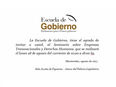 Seminario sobre Empresas Transnacionales y Derechos Humanos