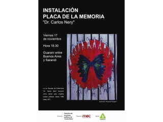 Instalación de una Placa de Memoria en ex-cárcel para mujeres presas políticas