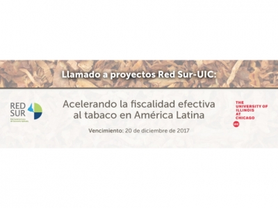 Llamado a Proyectos Red Sur-UIC: “Acelerando la fiscalidad efectiva al tabaco en América Latina”