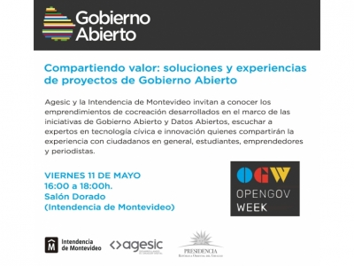 Presentación de proyectos de Tecnología Cívica y Co-creación: Gobierno Abierto y Datos Abiertos
