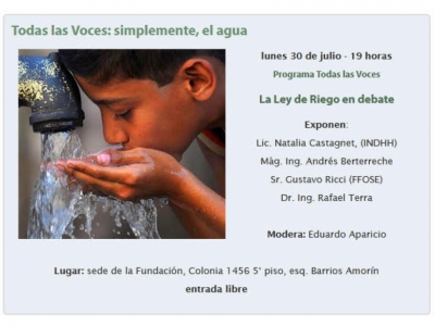 Ley de Riego en Debate